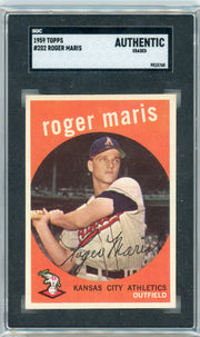 Roger Maris 1959 Topps SGC Authentic