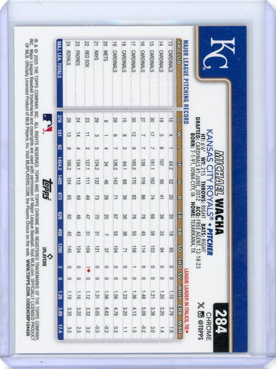 Michael Wacha 2025 Topps Chrome Orange Geometric ref. #'d 24/25