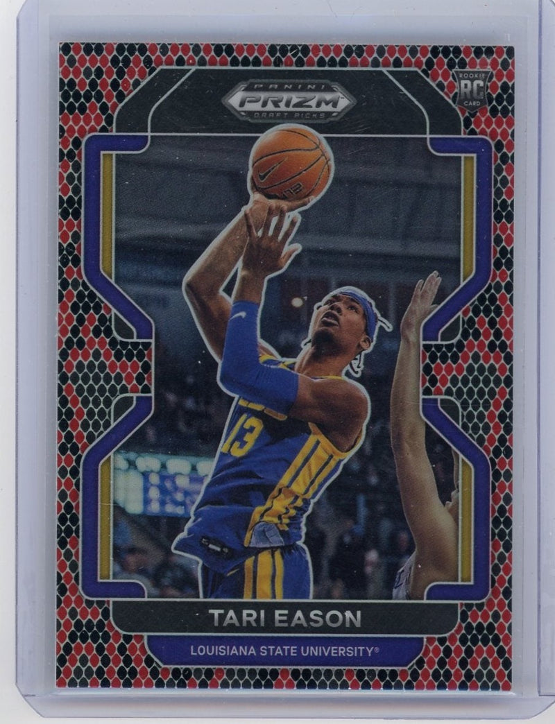 Tari Eason 2022 Panini Prizm draft picks snakeskin prizm SP rookie card