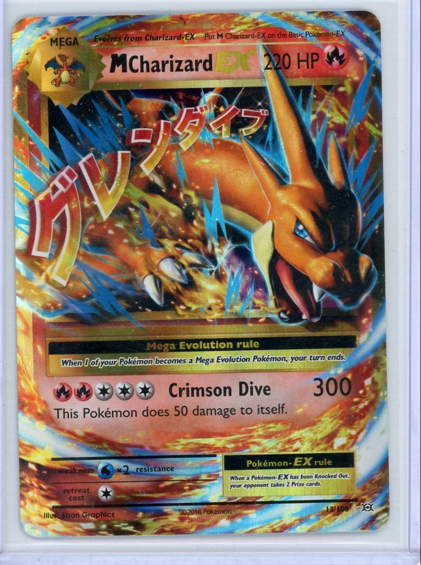 Mega Charizard EX Pokémon XY Evolutions Ultra Rare #13/108
