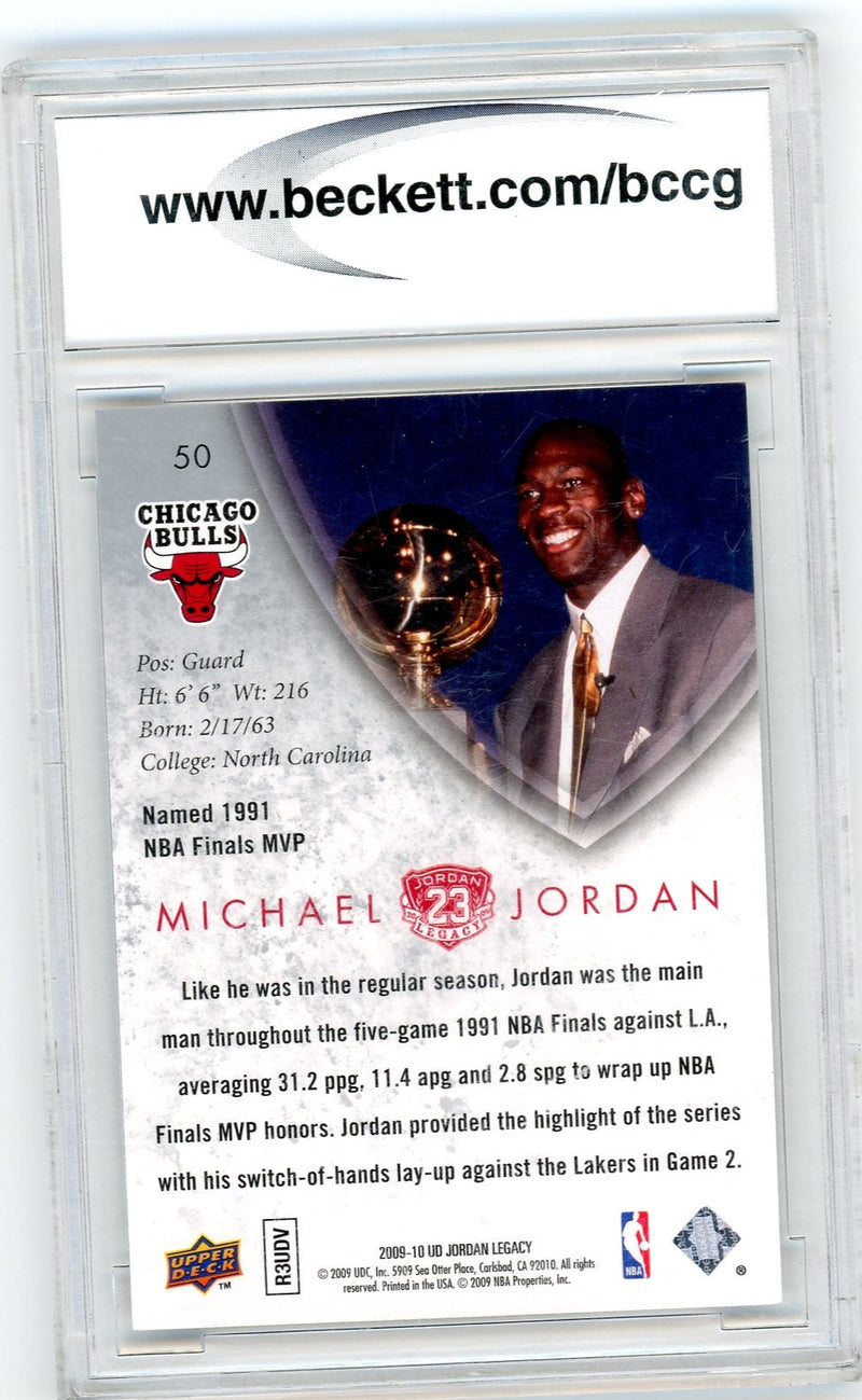 Michael Jordan 2009-10 UD Michael Jordan Legacy Collection 
