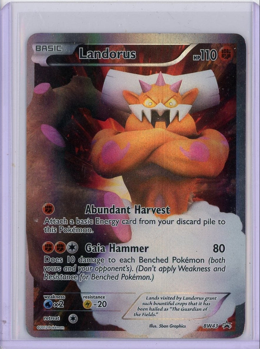 Landorus Pokémon Black & White Black Star Promo #BW43 MP