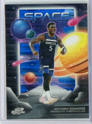 2026 Anthony Edwards Topps Cosmic Chrome Space Walk #SW-5 /99