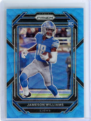 Jameson Williams 2022 Panini Prizm Blue Wave RC #'d 153/199