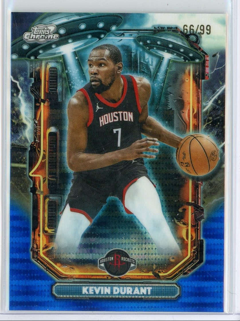 2025-2026 Kevin Durant Topps Cosmic Chrome Extra Terrestrial ET-9 /99