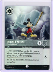 Mickey Mouse Disney Lorcana Fabled Standard Bearer Epic holo #221/204
