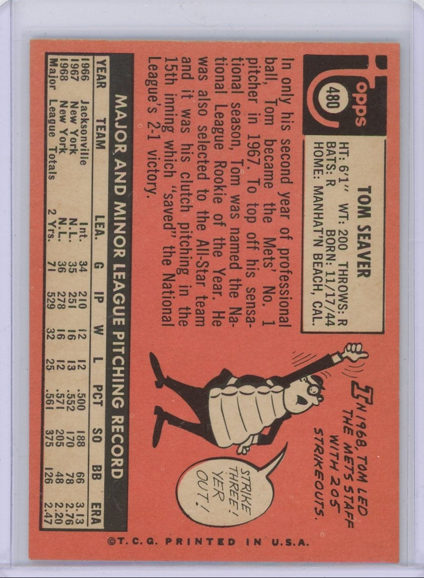 Tom Seaver 1969 Topps #480