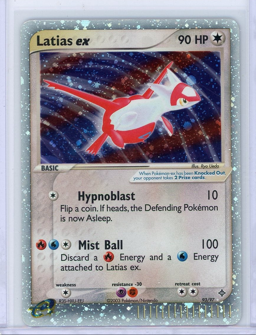 Latias ex 2003 Pokemon Dragon holo #93/97 MP