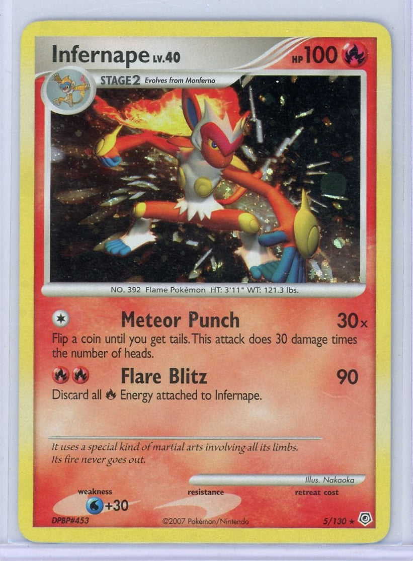 Infernape Pokémon Diamond & Pearl Holo #5/130
