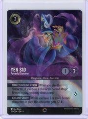 Yen Sid Disney Lorcana Ursula's Return Powerful Sorcerer Enchanted holo #209/204