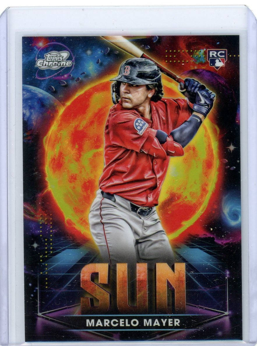 Marcelo Mayer 2025 Topps Chrome Cosmic Planetary Pursuit Sun SSP