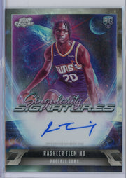 2025-2026 Topps Chrome Rasheer Fleming Singularity Signatures RC auto #SS-RF
