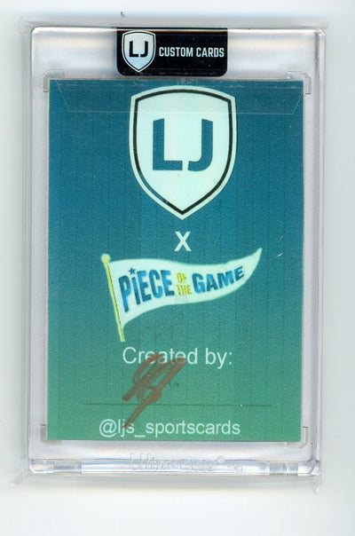 Anthony Volpe LJ Custom Cards x Piece of the Game custom card art