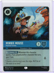 Minnie Mouse Disney Lorcana Wilds Unknown Practical Traveler Epic holo #219/204