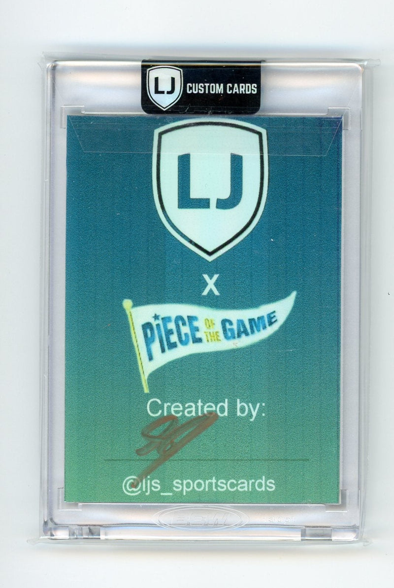 Wander Franco Optic Rated Rookie LJ Custom Cards x Piece of the Game custom card art