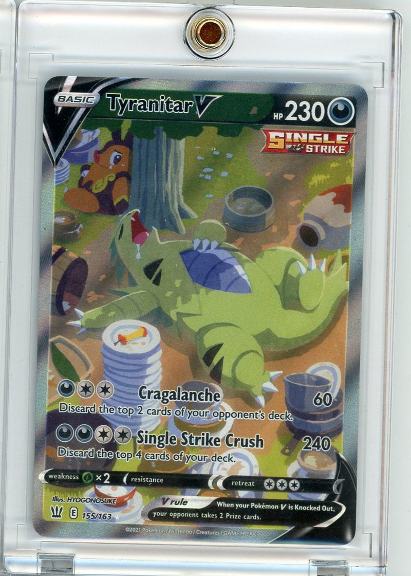 Tyranitar V 2021 Pokemon Battle Styles alt full art rare holo 