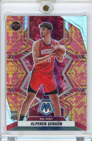 Alperen Sengun 2021-22 Mosaic Lucky Envelopes Prizm #'d 5/8 RC