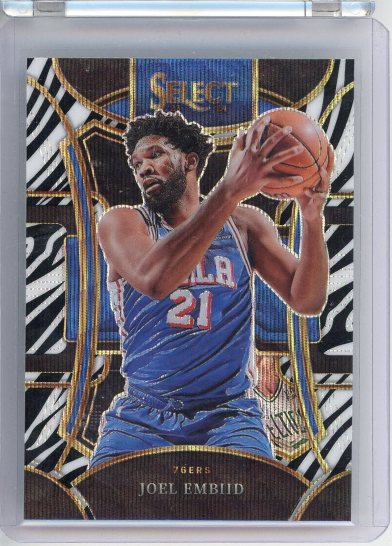 Joel Embiid 2023-24 Select Mezzanine Zebra SSP