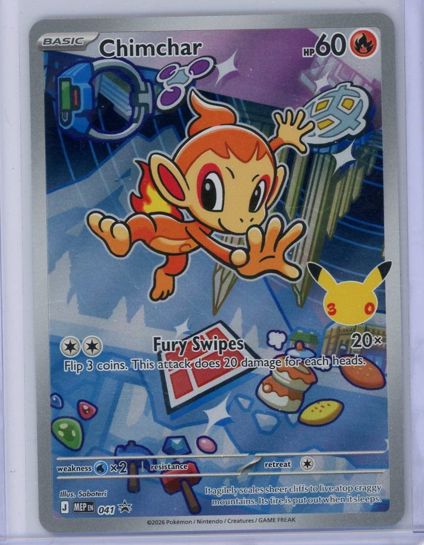 Chimchar Pokémon Mega Evolution Black Star Promo #041