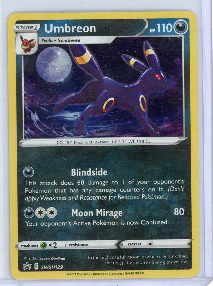 Umbreon Pokémon Black Star Promo SWSH129