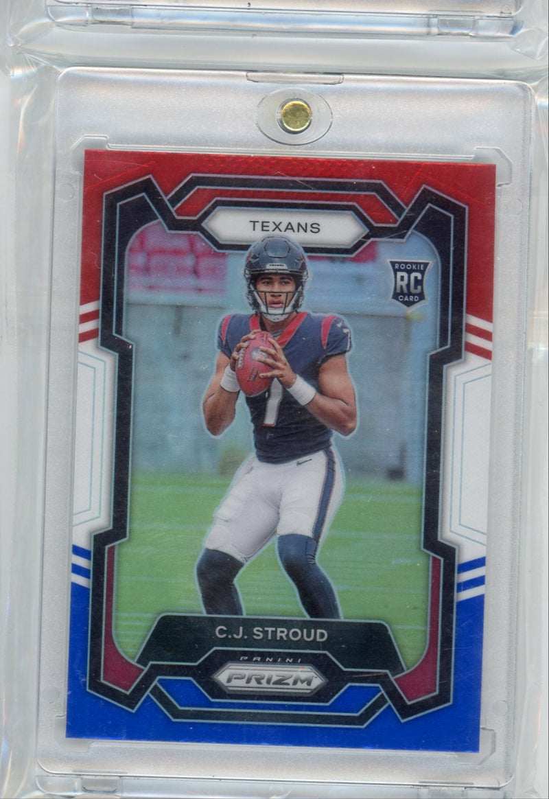CJ Stroud 2023 Prizm Red White Blue Prizm RC