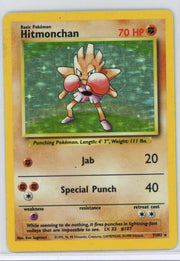 Hitmonchan 1999 Pokemon Base Set holo #7/102 HP