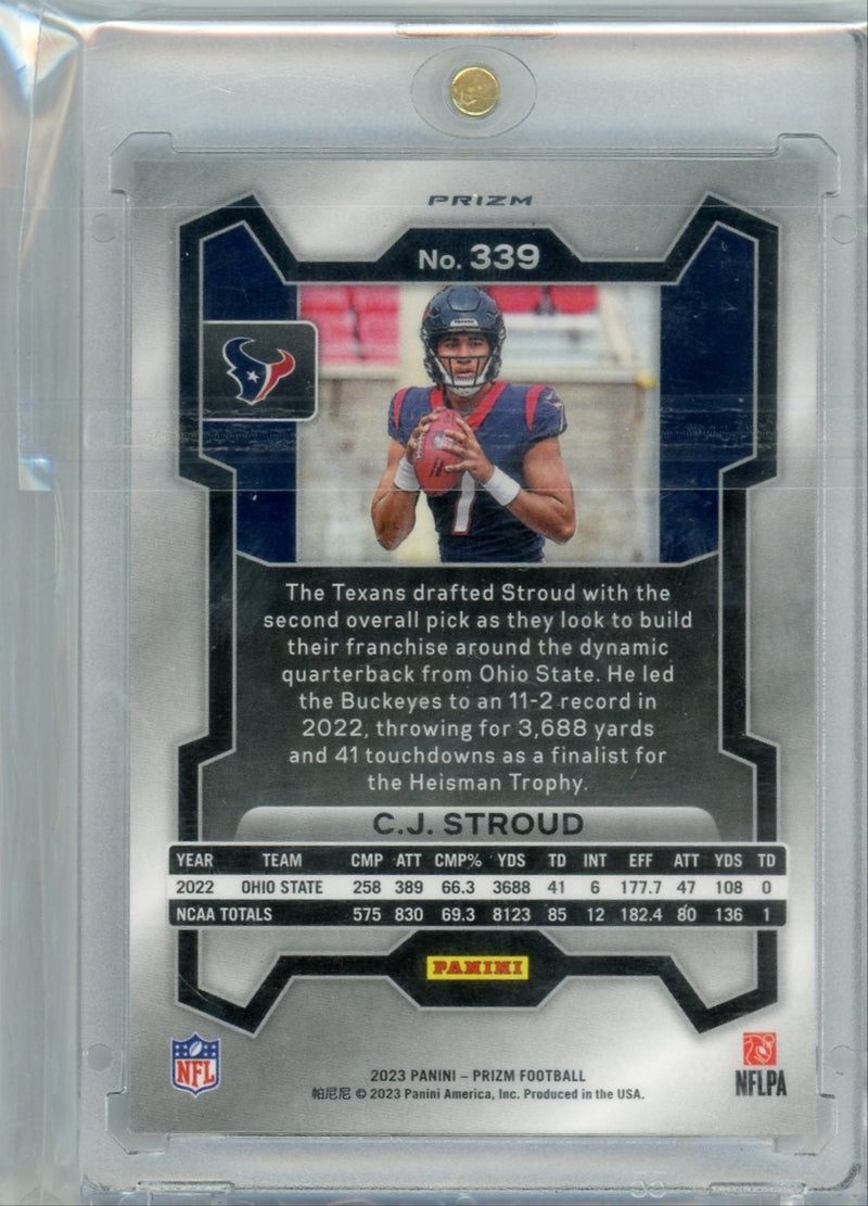 CJ Stroud 2023 Prizm Red White Blue Prizm RC