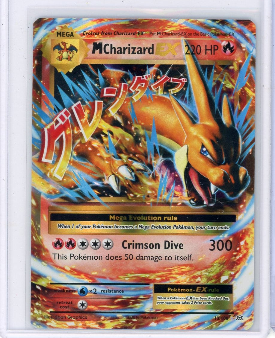 Mega Charizard Y EX Pokémon XY Evolutions Ultra Rare #13/108