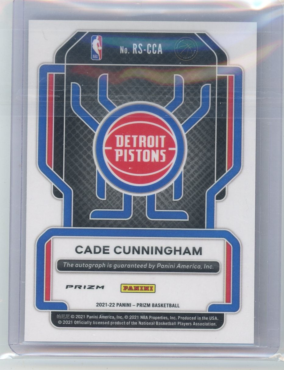 Cade Cunningham 2021-22 Panini Prizm Choice Rookie Autograph