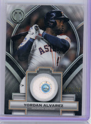 Yordan Alvarez 2026 Topps Tribute Patch #'d 048/199