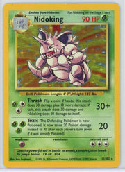 Nidoking 1999 Pokémon Base Set #11/102
