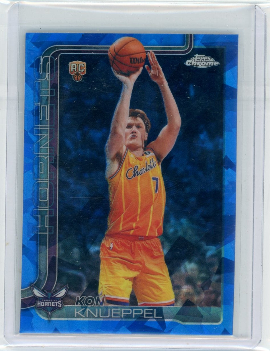 Kon Knueppel 2025-26 Topps Chrome Update Sapphire Rookie