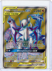 Arceus Dialga Palkia GX Tag Team 2019 Pokemon Cosmic Eclipse Art Rare #220/236