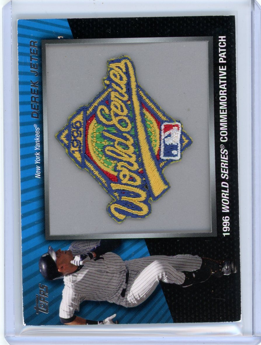 Derek Jeter 2010 Topps Update 1996 World Series Commemorative Patch
