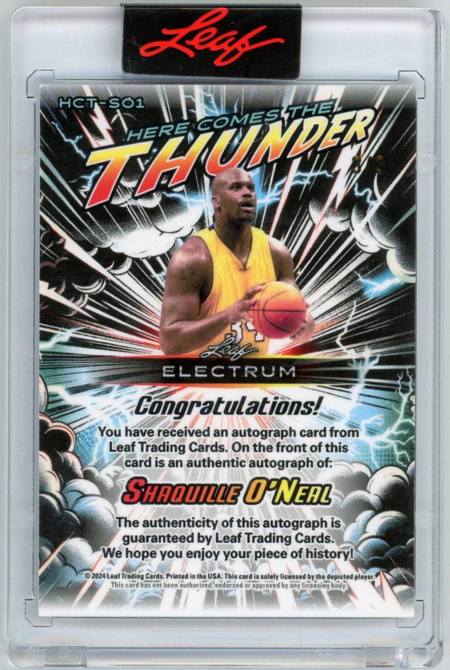 2024 Leaf Electrum Shaquille O'Neal #3/3