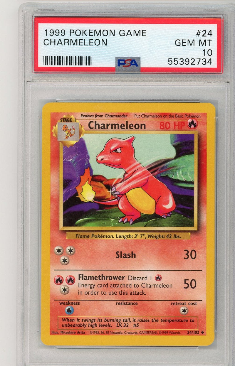 Charmeleon 1999 Pokemon Base Set non holo 
