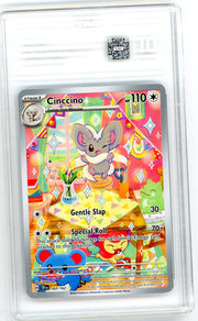 Cinccino Pokémon Temporal Forces Illustration Rare #183/162 TAG 10