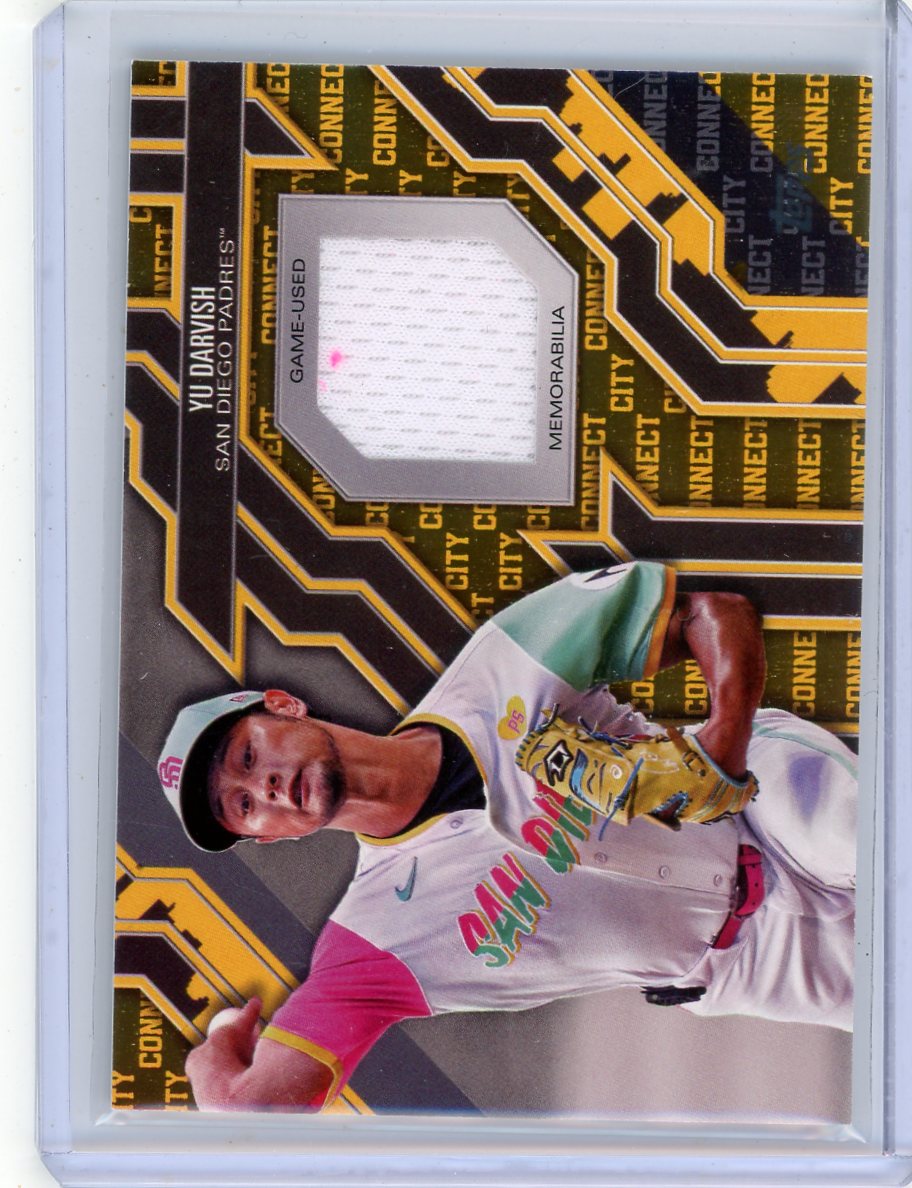 Yu Darvish 2025 Topps Series 1 City Connect Jersey Relic