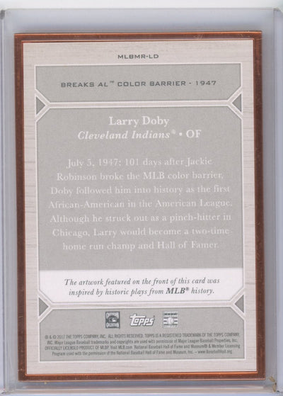 Larry Doby 2017 Topps Transcendent MLB Moments #'d 35/87