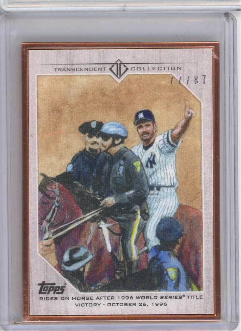 Wade Boggs 2017 Topps Transcendent MLB Moments 