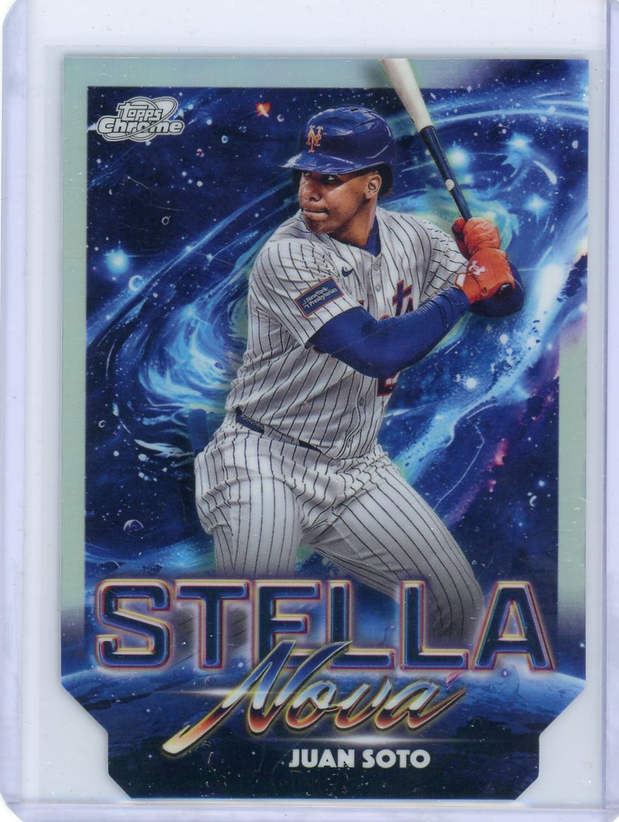 Juan Soto 2025 Topps Chrome Cosmic Stella Nova