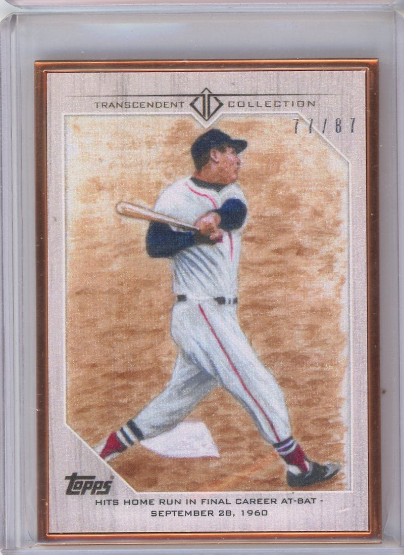 Ted Williams 2017 Topps Transcendent MLB Moments 