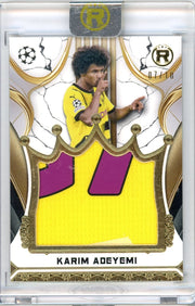 Karim Adeyemi 2025 Topps Reverence jumbo relic #'d 07/10