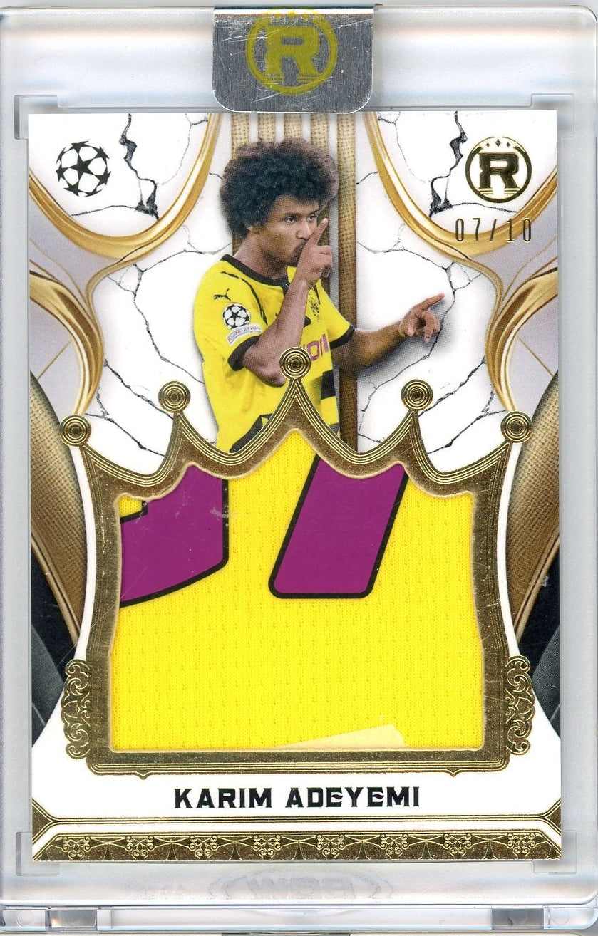 Karim Adeyemi 2025 Topps Reverence jumbo relic #'d 07/10