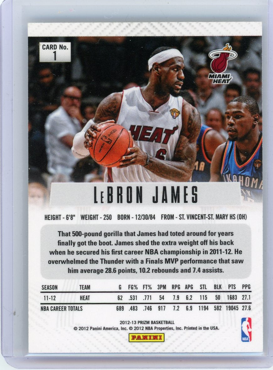 LeBron James 2012-13 Panini Prizm #1