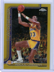Kareem Abdul-Jabbar 2025-26 Topps Chrome Update Gold #'d 31/50