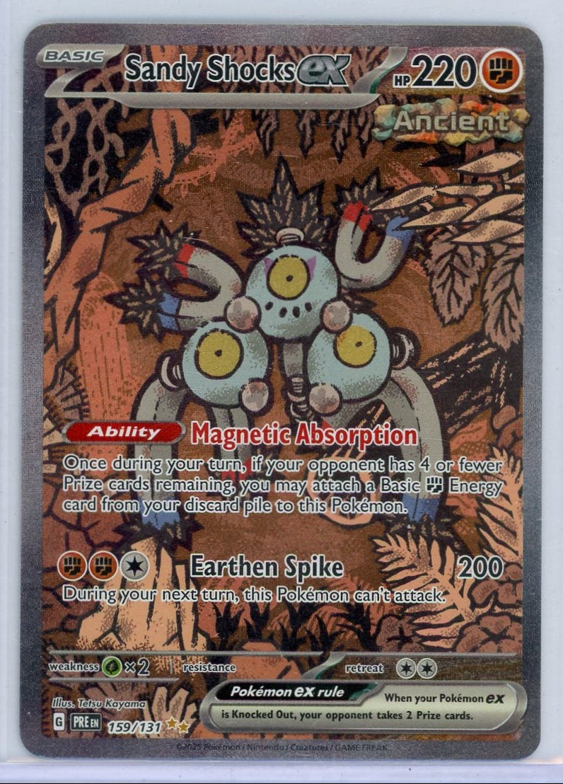 Sandy Shocks ex Pokémon Prismatic Evolutions Special Illustration Rare 159/131