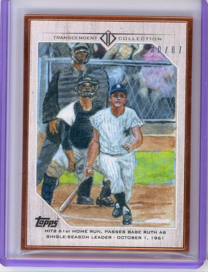 Roger Maris 2017 Topps Transcendent MLB Moments 