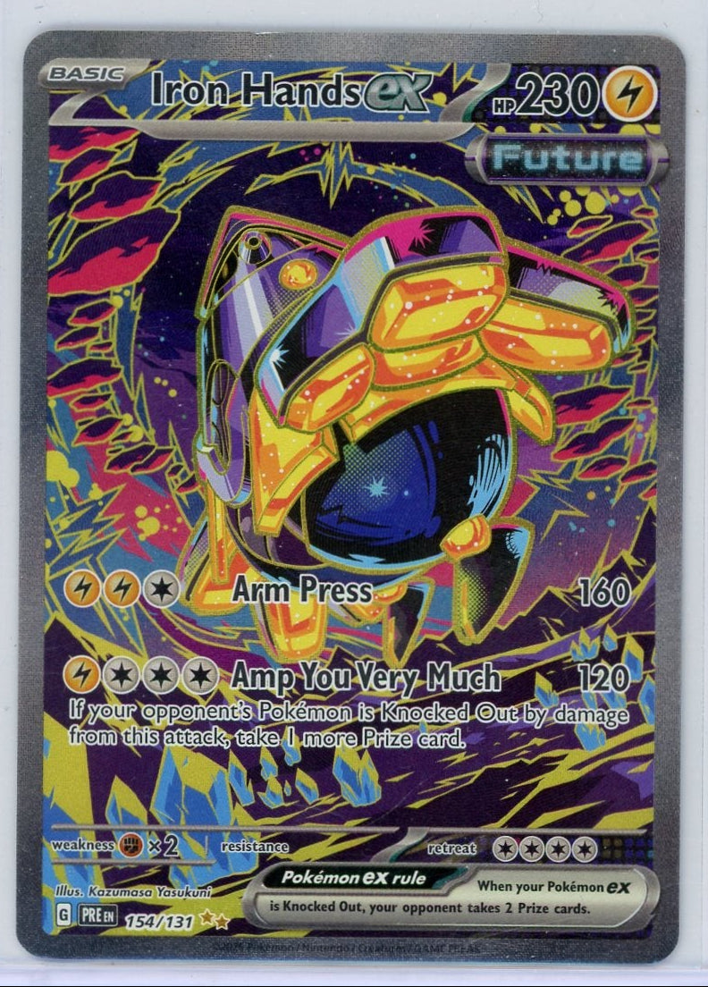 Iron Hands ex Pokémon Prismatic Evolutions Special Illustration Rare #154/131