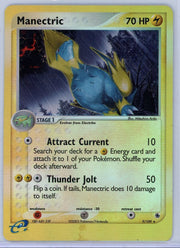 Manectric 2003 Pokémon Ruby & Sapphire reverse holo #9/109 LP/MP